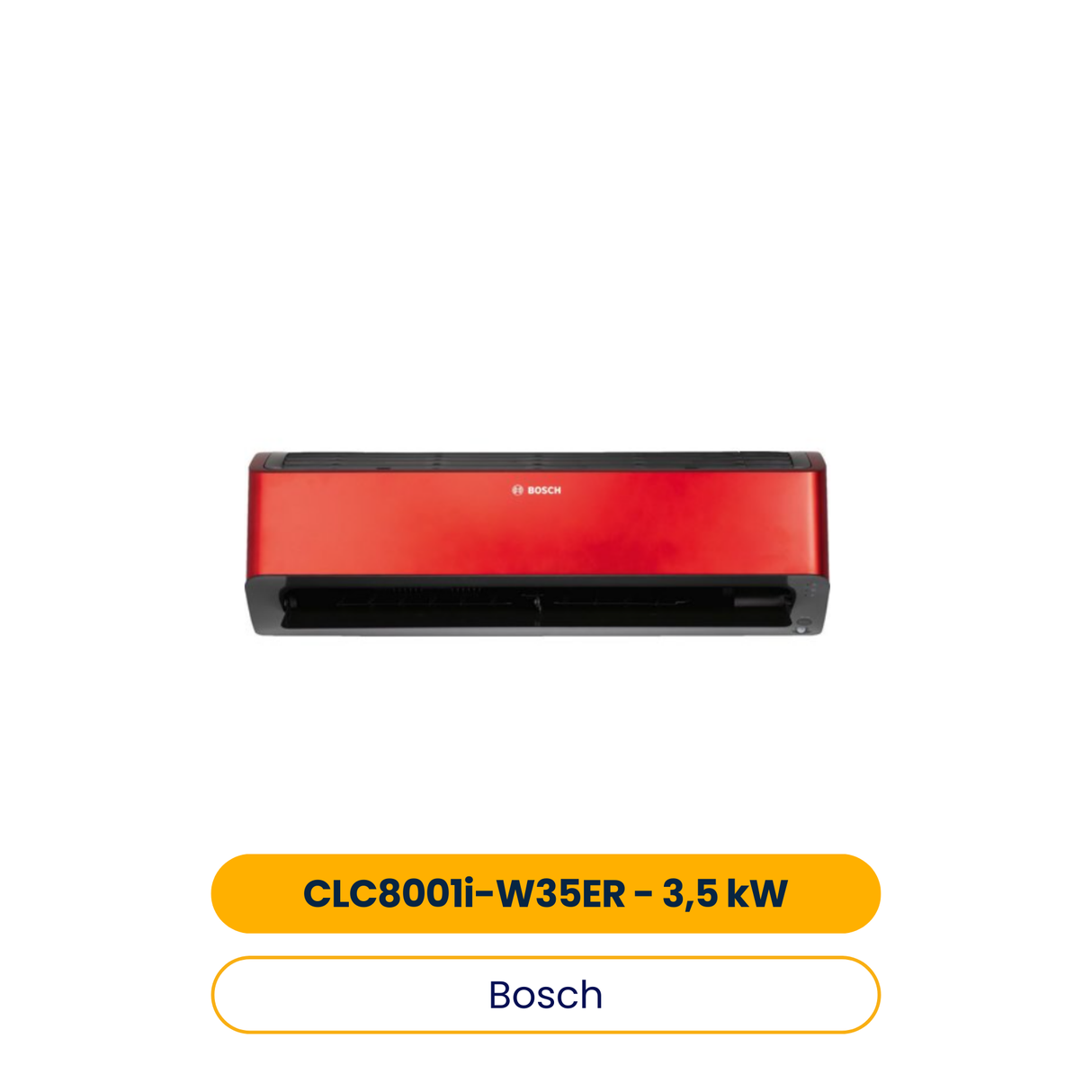 BOSCH Klimagerät CLC8001i-W 35 ER,Split Inneneinheit, 3,5 kW, Coanda Air Flow (Art.-Nr. 7733701647)