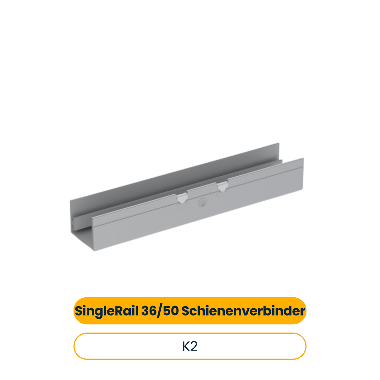 K2 SingleRail 36/50 Schienenverbinder (10 Stk.)(Art.-Nr. 2003605)