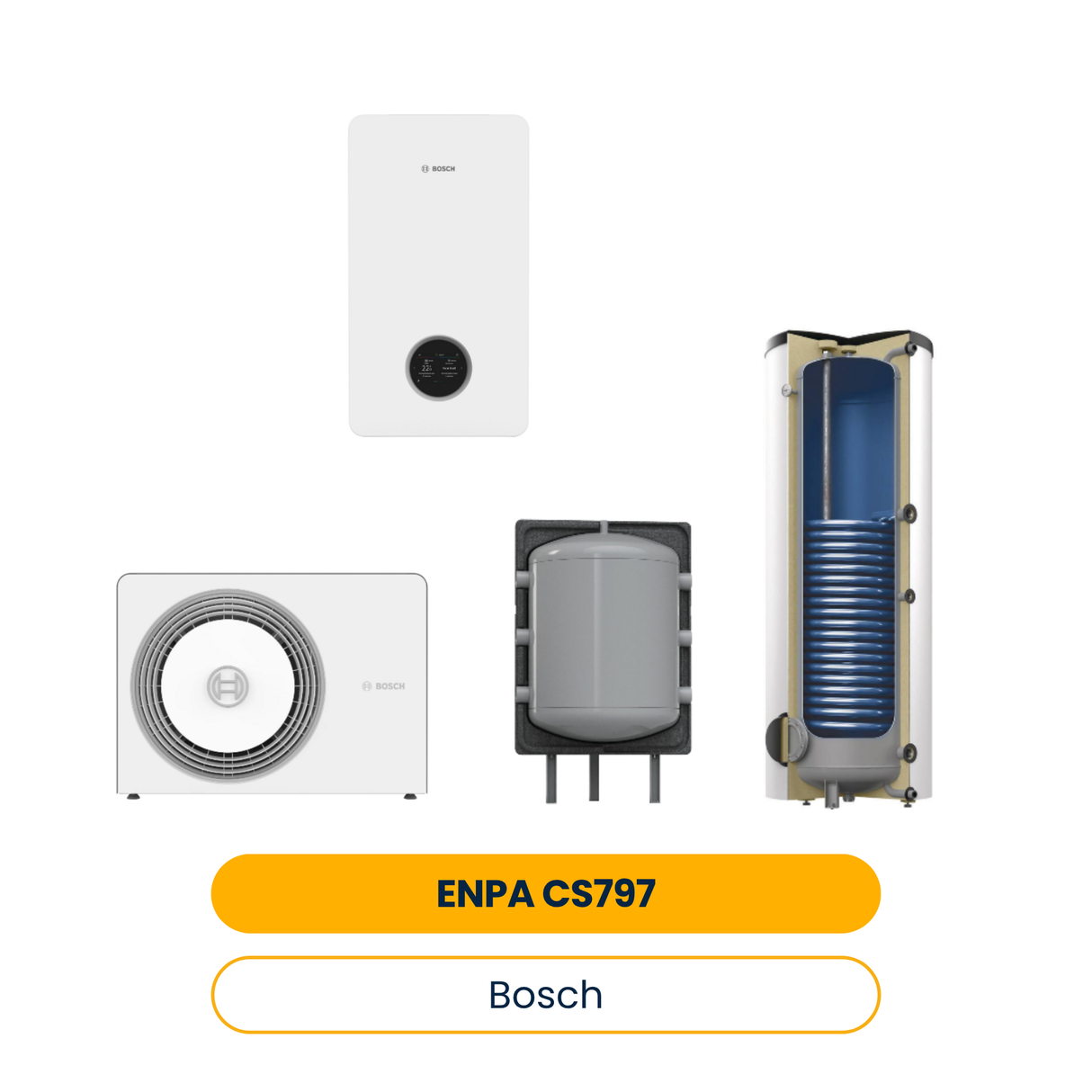 Luftwärmepumpen-Paket ENPA CS797 AW 12 OR-T, CS6800iAW 12 MB, AH 400/1_B