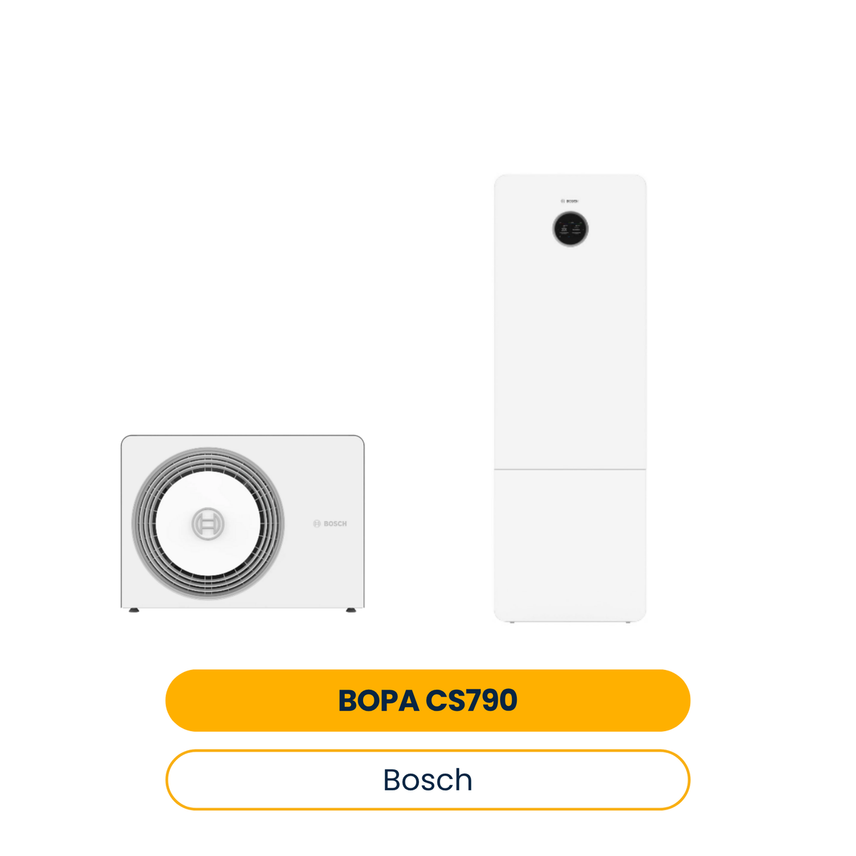 BOSCH Luftwärmepumpen-Paket BOPA CS790 AW 10 OR-T, CS6800iAW 12 M (Art.-Nr. 7739623430)
