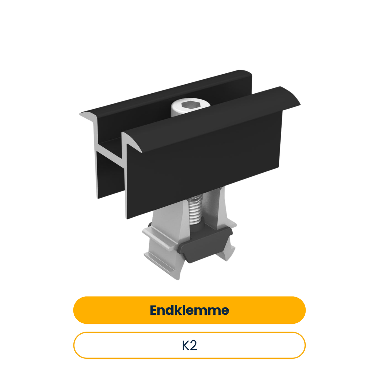 K2 OneMid Mittelklemme 30-42mm, schwarz eloxiert (Art.-Nr. 2003072)