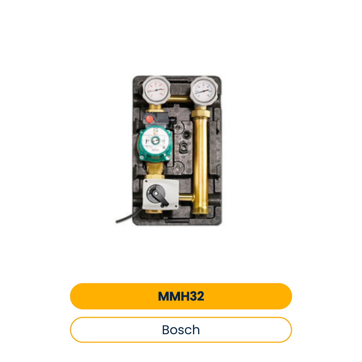 BOSCH Zubehör für Luftwärmepumpen MMH 32 Heizkreis-Set mit Mischer, DN32 (Art.-Nr. 8738212223)