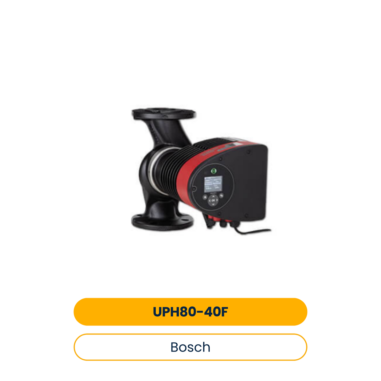 BOSCH Zubehör Luftwärmepumpe UPH 80-40F Energieeffiziente Umwälzpumpe, 7 m (Art.-Nr. 8738212234)