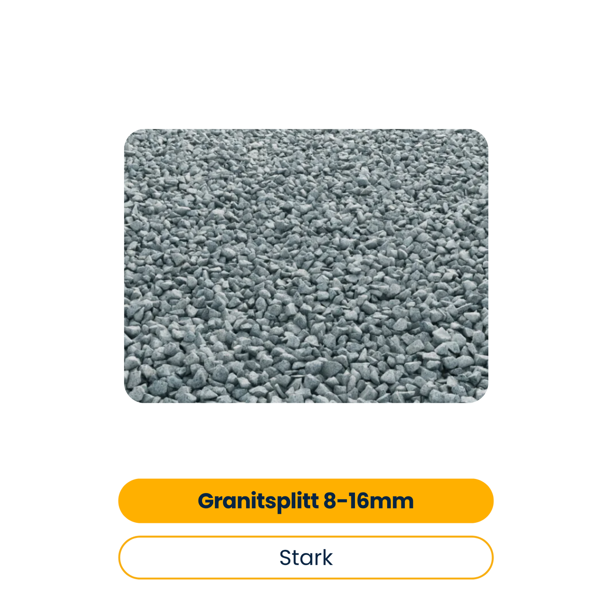 Stark Granitsplitt, 8-16mm, 20 kg, weiß (Art-Nr. 1032035)