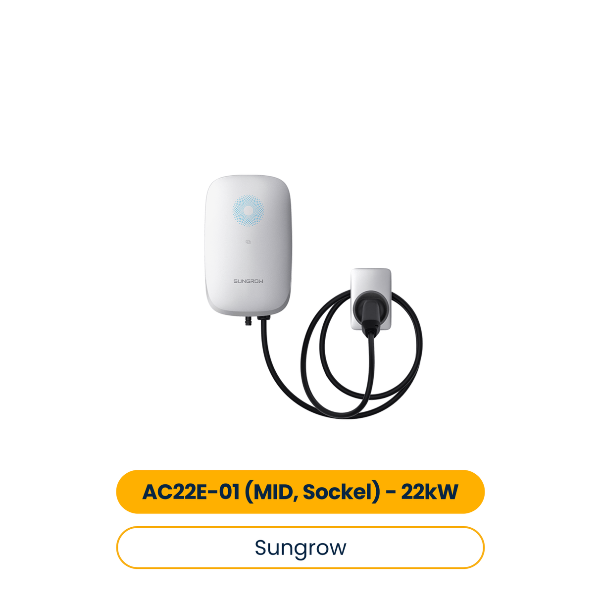 Sungrow AC22E-01 (MID, Sockel) EV-Charger / Wallbox 22 kW