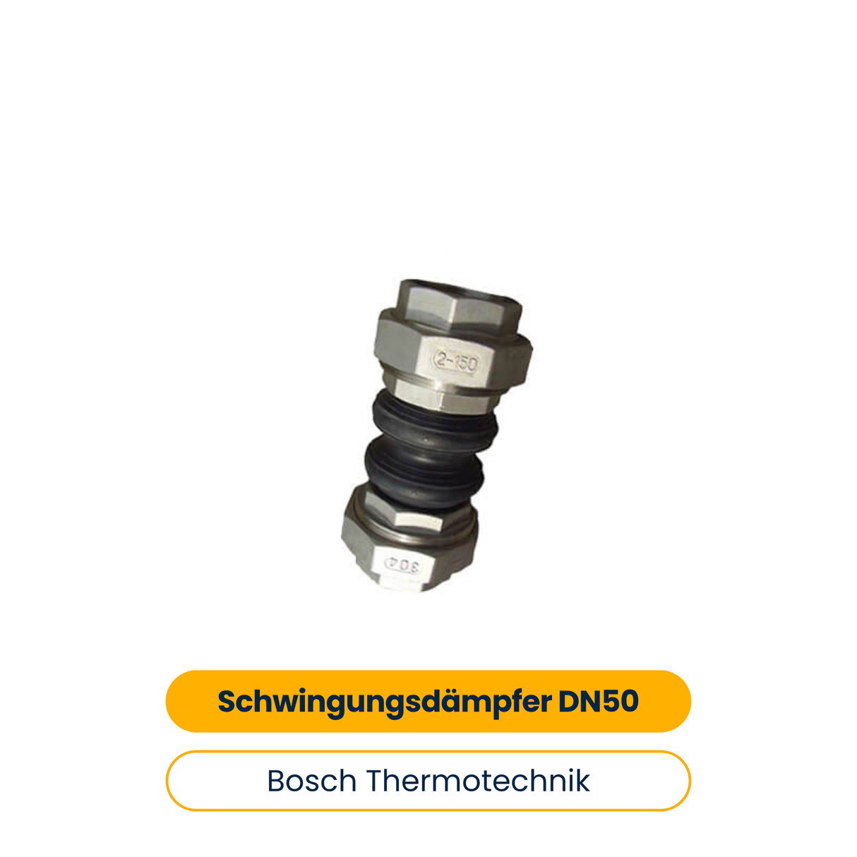 BOSCH Zubehör für Luftwärmepumpe KOMP50 Schwingungsdämpfer DN50 (Art.-Nr. 8738212841)